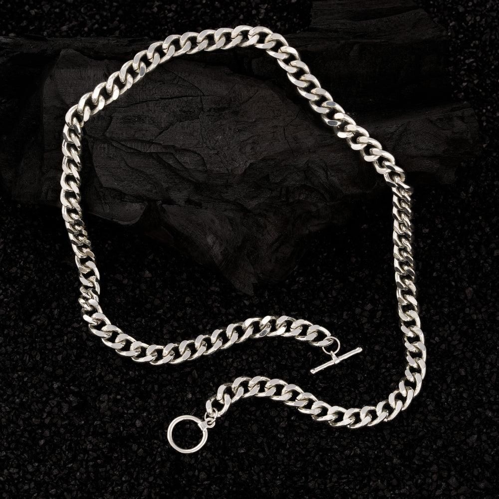 Silver Plated Heavy Cuban Link Chain for Men – Bold & Durable